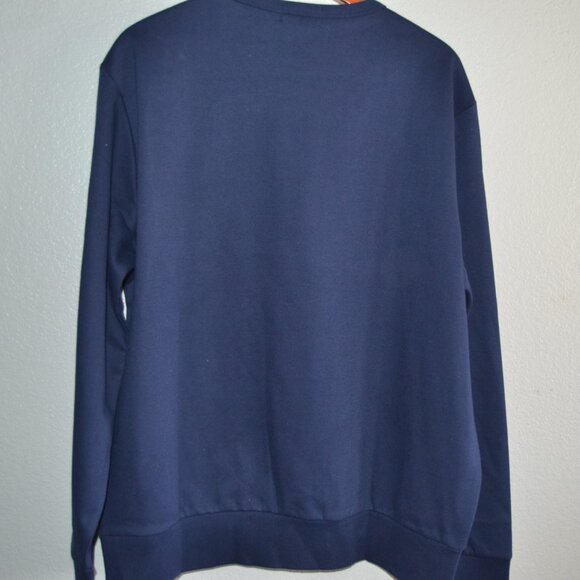 POLO RALPH LAUREN BLUE WITH GOLD CREST LOGO CREWNECK SWEATSHIRT-NEW WT TAG- $99. - Picture 7 of 12